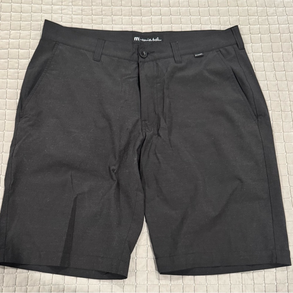 Travis Mathew Black Golf Shorts